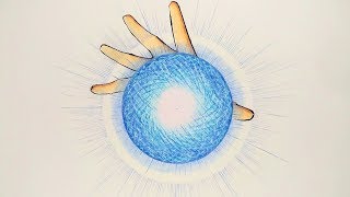 How to draw Rasengan  Step By Step Tutorial [upl. by Parthena]