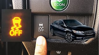 HOW TO USE TRACTION CONTROL 9th GEN HONDA ACCORD [upl. by Odnomra]