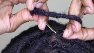 How To Interlock Locs the RIGHT way Loc Maintenance with Amazing Locking Tool [upl. by Quillon250]