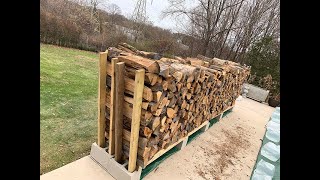 AMAZING VIDEO ABOUT STACKING FIRE WOOD [upl. by Lovel289]