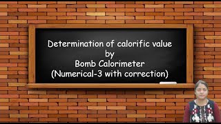 Fuels  Bomb Calorimeter numerical 3 [upl. by Red]