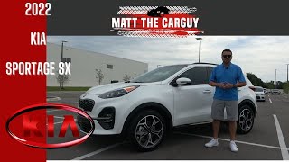 2022 Kia Sportage SX Test Drive Walk Around and Full Review  Matt the Car guy [upl. by Ailsun]