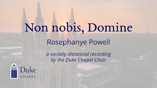 Non nobis Domine Rosephanye Powell [upl. by Vigor]