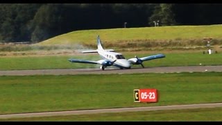 CRASH  LANDING of an airplane at Lelystad Airport [upl. by Kelila654]