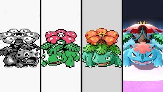 Evolution of Venusaur in Pokemon Games 19962019 [upl. by Ativad853]