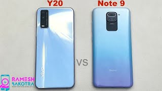 Vivo Y20 vs Redmi Note 9 Speed Test and Camera Comparison [upl. by Bucher709]