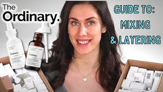 The Ordinary  ULTIMATE GUIDE TO MIXING amp LAYERING SKINCARE [upl. by Eyks]