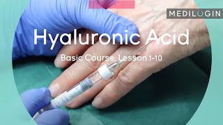 Hyaluronic Acid Injection Basic Course  MEDILOGIN [upl. by Nodnerb602]