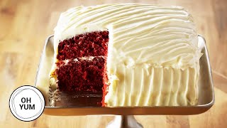 Professional Baker Teaches You How To Make RED VELVET CAKE [upl. by Tome204]