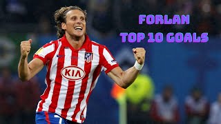 Diego Forlan  Top 10 Goals [upl. by Pietro]