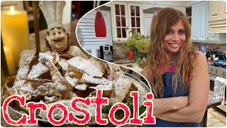 Grandmas AMAZING Crostoli Recipe  How To Make Angel Wings Fried Pastries [upl. by Sunev]