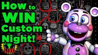 FNAF Ultimate Custom Night  How To WIN FNAF 6 Part 5 [upl. by Swor539]