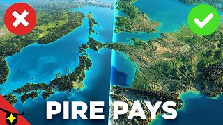 8 PAYS à la PIRE GÉOGRAPHIE 🗺️ [upl. by Sibyl]