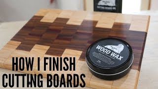 How I Finish Cutting Boards [upl. by Ahsika499]