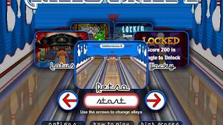 Gutterball 2Retro Alley Gameplay [upl. by Ahtennek]