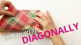 Diagonal Gift Wrap Howto  Nashville Wraps [upl. by Shorter]