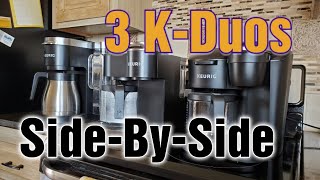 Keurig KDuo vs The KDuo Plus amp Duo Essentials They Are All Very Different Machines Heres How [upl. by Tiffa]