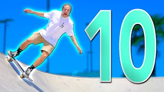 10 EASIEST SKATEPARK TRICKS FOR BEGINNERS [upl. by Rebekkah475]