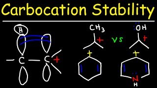 Carbocation Stability  Hyperconjugation Inductive Effect amp Resonance Structures [upl. by Press]