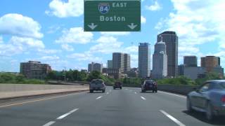 I84 East Through Hartford CT [upl. by Jacey]