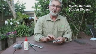 How to Maintain Garden Shears [upl. by Ahsiner]