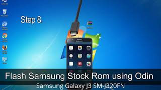 How to Samsung Galaxy J3 SMJ320FN Firmware Update Fix ROM [upl. by Nodlehs]