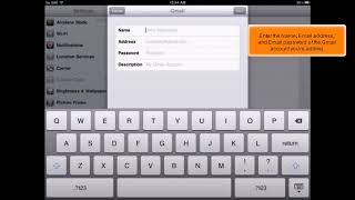 iPad How to Set Up a Gmail Account [upl. by Aierdna]