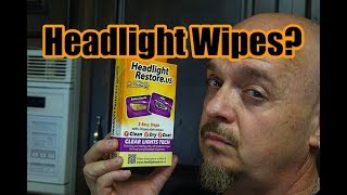 Headlight Restore Wipes Review Do They Work Foggy Hazy Headlight Test [upl. by Htims420]