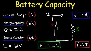 Battery Capacity  AmpHours mAh and WattHours [upl. by Etnaid]