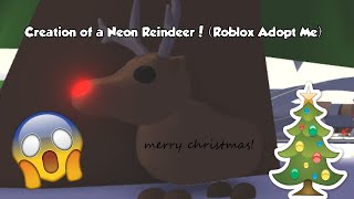 Neon Reindeer Roblox Adopt Me [upl. by Lrad]