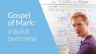 Gospel of Mark a Quick Overview  Whiteboard Bible Study [upl. by Annaxor470]