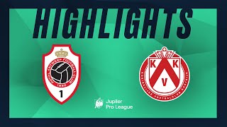 Royal Antwerp FC  KV Kortrijk hoogtepunten [upl. by Aisinut]