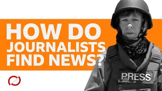 How do journalists find news  BBC My World [upl. by Arobed648]