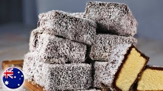 How to Make Lamingtons  MOST FAMOUS AUSTRALIAN RECIPE [upl. by Nagaet364]