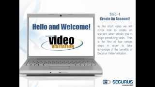 Securus Video Visitation Step 1 Create An Account [upl. by Thilda763]