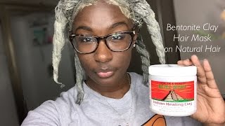 Bentonite Clay Mask Treatment for Natural Hair [upl. by Sparks]