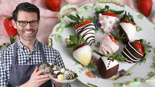 Easy Chocolate Covered Strawberries [upl. by Dlawso]