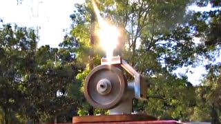 Stirling Engine Solar Fresnel Lens Powered Alpha Hot Air Motor Andy Ross GreenPowerScience [upl. by Apgar867]