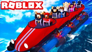 Building A ROLLER COASTER In ROBLOX INSANE [upl. by Gasser]