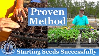 PROVEN Method of Starting Seeds SUCCESSFULLY [upl. by Akinorev]