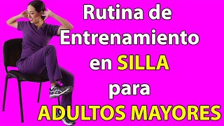 Rutina de Entrenamiento en SILLA para ADULTOS MAYORES [upl. by Romain516]