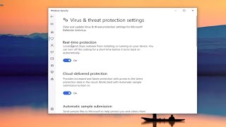 How to Turn On Or Off Virus and Threat Protection in Microsoft Defender  Windows 10 Tutorial [upl. by Durwood]