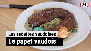 La recette du papet vaudois [upl. by Eirrot]