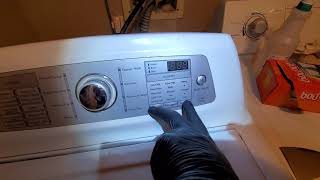 Kenmore Elite washer diagnostic mode [upl. by Malkin]