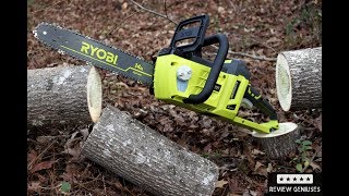 Ryobi 40V Lithium Brushless 14quot inch Cordless Chainsaw Review Model RY40511 [upl. by Okihsoy]