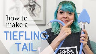 How to make a DIY tiefling or devil tail [upl. by Emmaline]