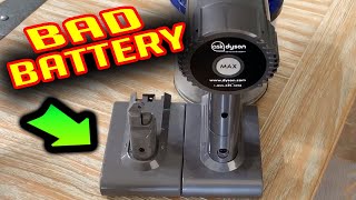 Dyson V7 Battery Replacement  RED FLASHING LIGHT FIX [upl. by Einnol]