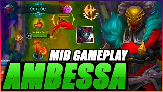 YENİ ŞAMPİYON ARCANE AMBESSA MID KUSURSUZ OYNANIŞ  Wild Rift [upl. by Eisso]