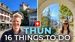 THUN SWITZERLAND  16 Things To Do In Thun  Day Trip from Interlaken [upl. by Immak]