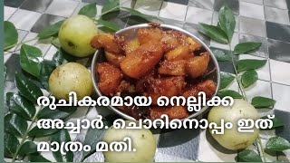 നെല്ലിക്ക അച്ചാർ Perfect Amla pickleGooseberry pickle [upl. by Nolte548]